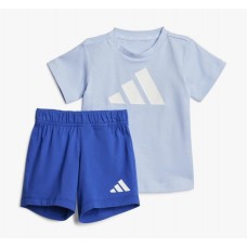 ADIDAS JC9641 ΒΡΕΦΙΚΟ ΣΕΤ ΜΠΛΟΥΖΑ ΚΑΙ ΣΟΡΤΣ ΑΓΟΡΙ ΓΑΛΑΖΙΟ-ΜΠΛΕ